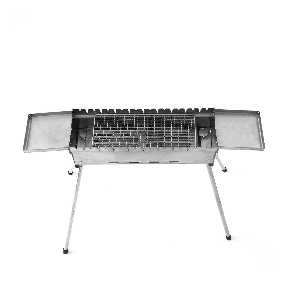 Uobičajeni pravokutni roštilj od nehrđajućeg čelika